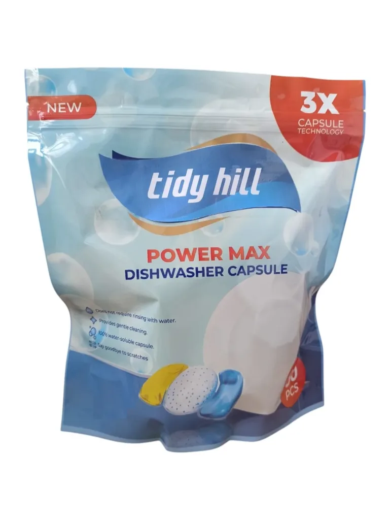 TidyHill Power Max Dishwasher Capsules – Wholesale & Private Label Manufacturing | Turkey