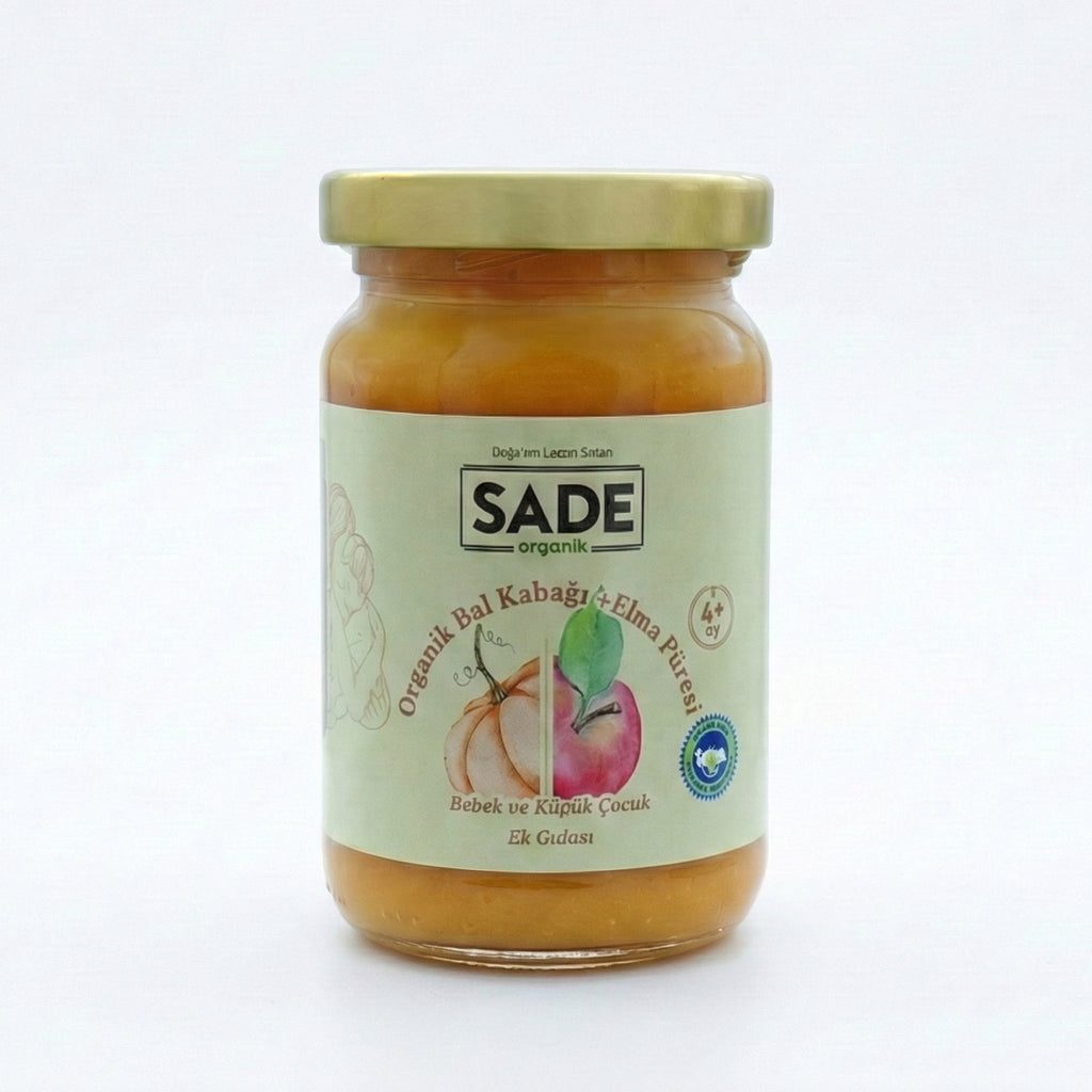 Sade Organic Pumpkin & Apple Purée 100 Gr (4+ Months)