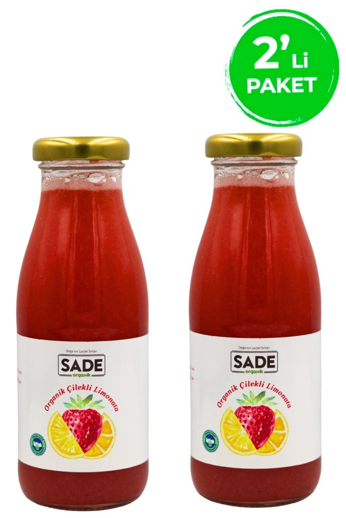 Sade Organic Strawberry Lemonade 250 ml 2-Pack