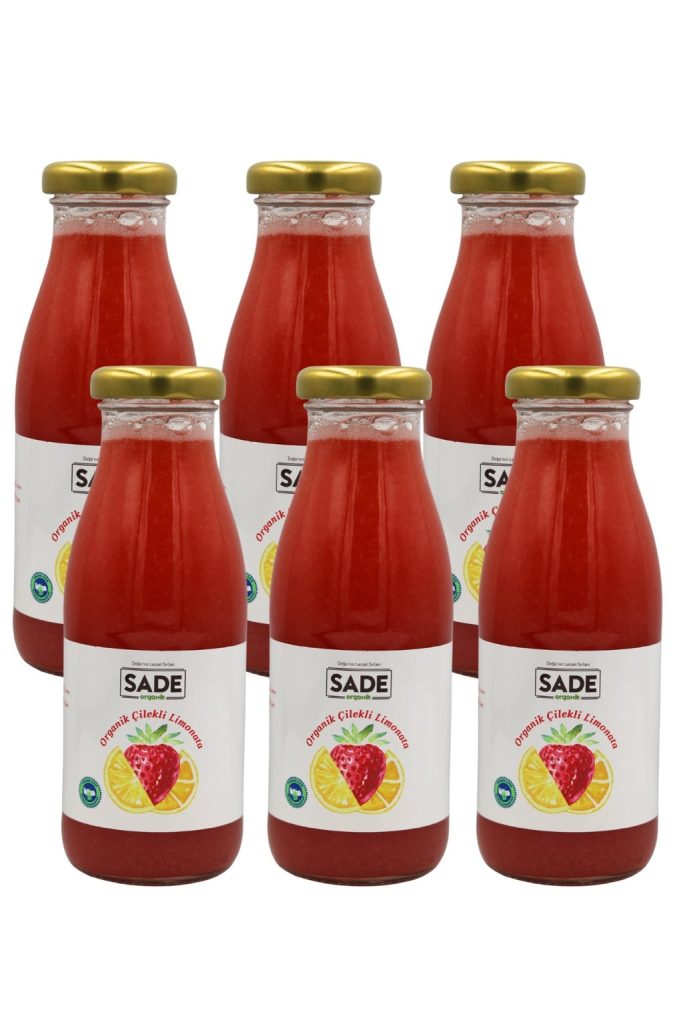 Sade Organic Strawberry Lemonade 250 ml 6-Pack