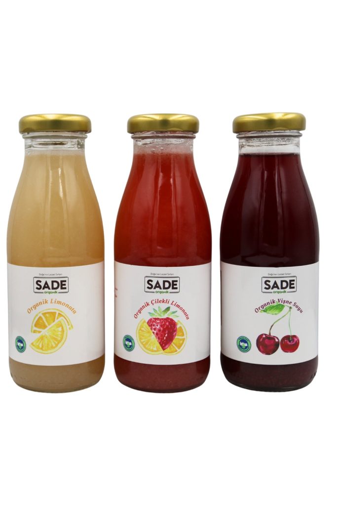 Sade Organic Strawberry + Lemonade + Sour Cherry Juice 250