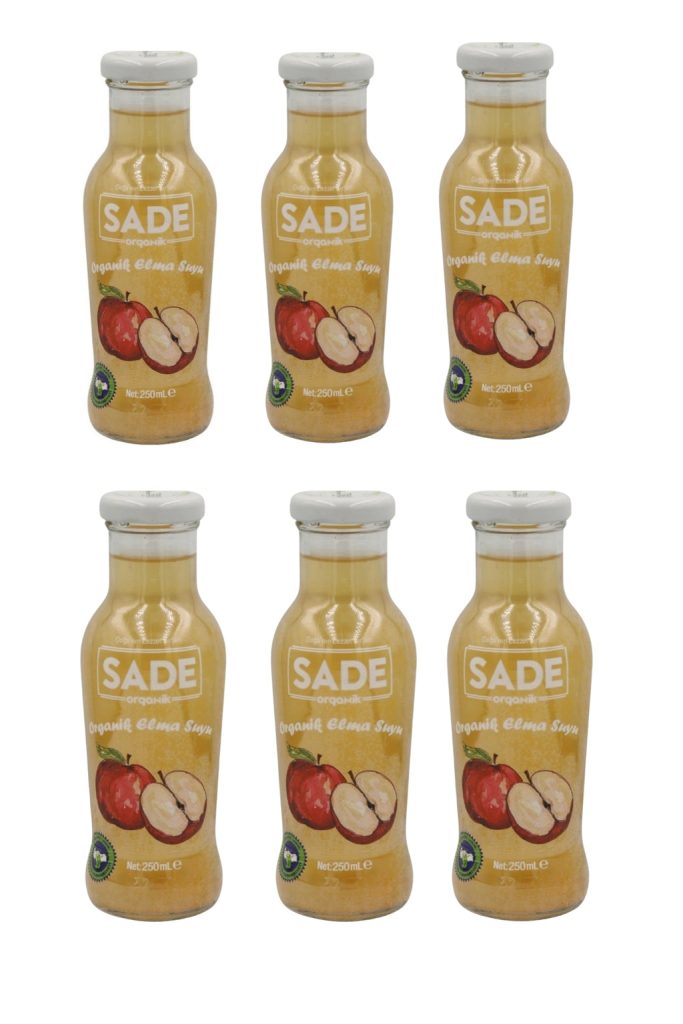 Sade Organic Apple Juice 250 ml 6-Pack