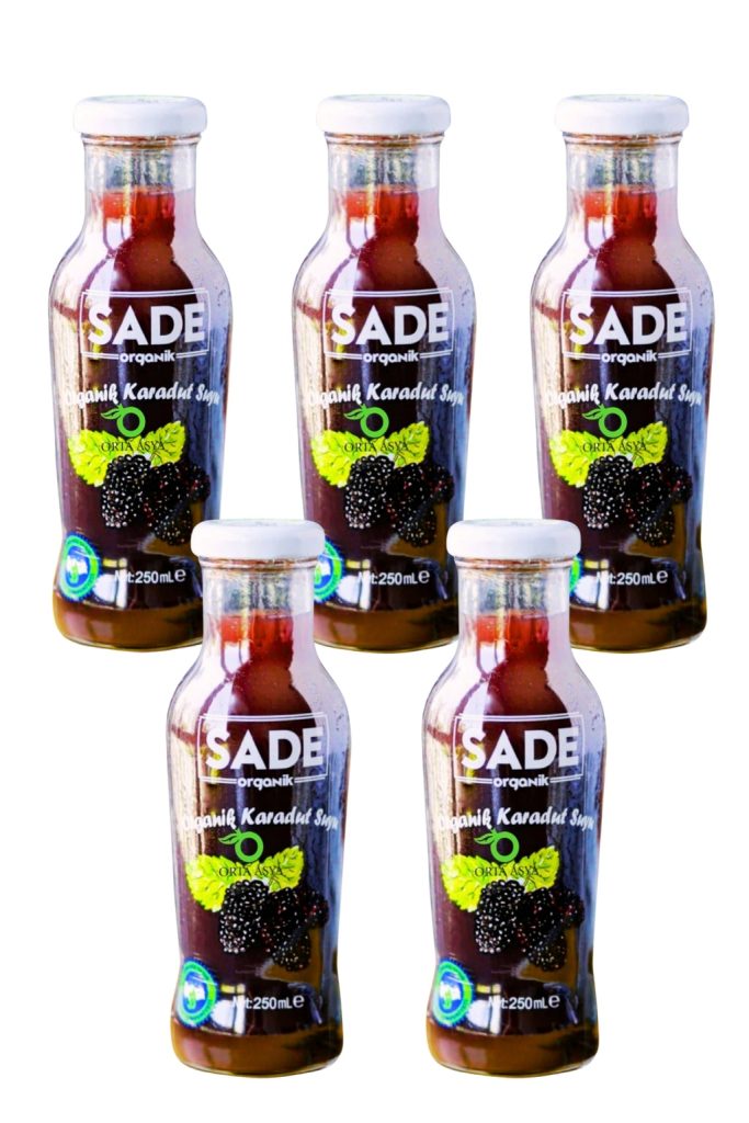 Sade Organic Black Mulberry Juice 250 ml 5-Pack