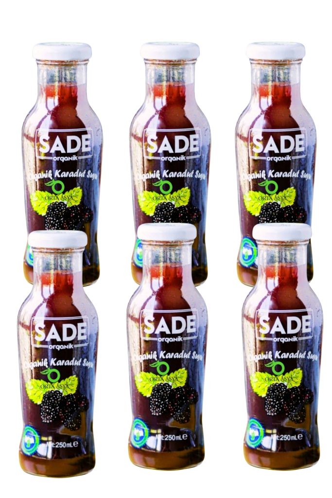 Sade Organic Black Mulberry Juice 250 ml 6-Pack