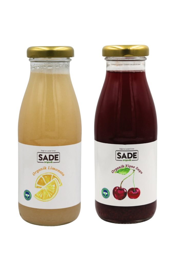 Sade Organic Lemonade 250 ml +Sour Cherry Juice 250