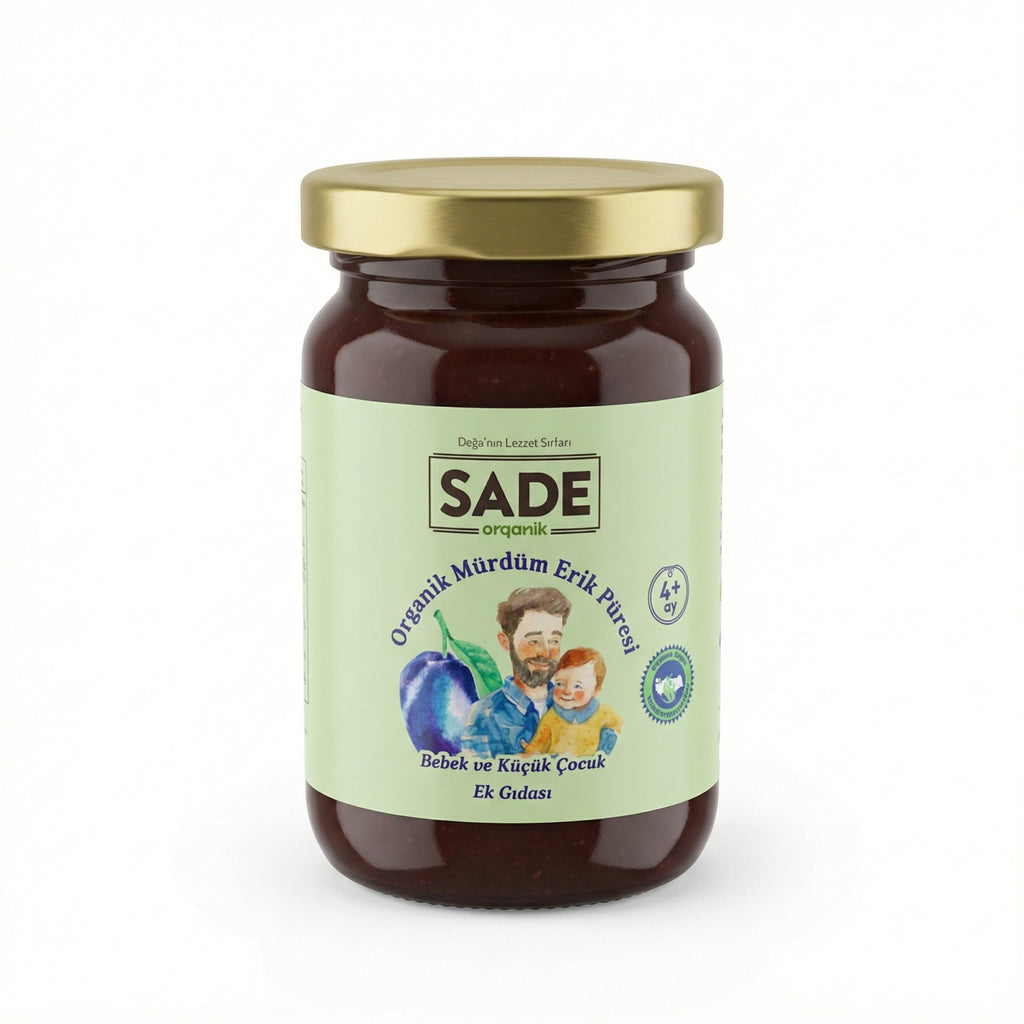 Sade Organic Damson Plum Purée 100 Gr (4+ Months)